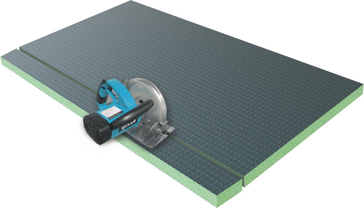 XPS-isolatieplaat 80x140cm zijn ideaal voor vochtige ruimtes zoals een badkamer, H: 40mm