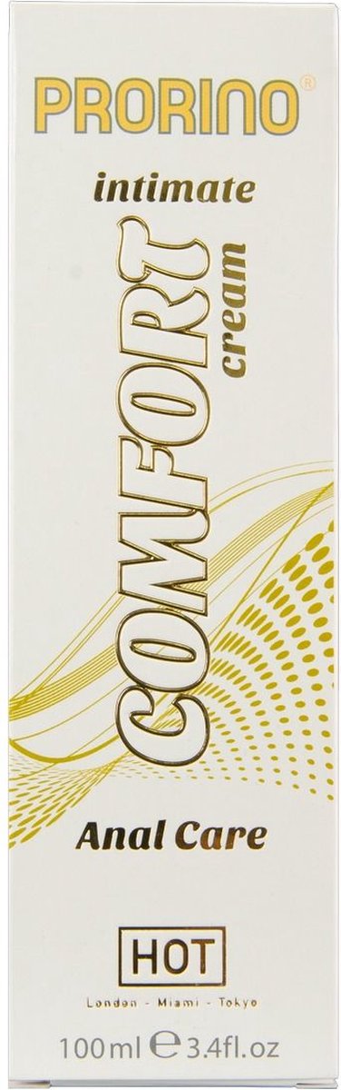 Goedkoopste HOT - PRORINO Sensitive Anal Comfort Cream - 100 ml