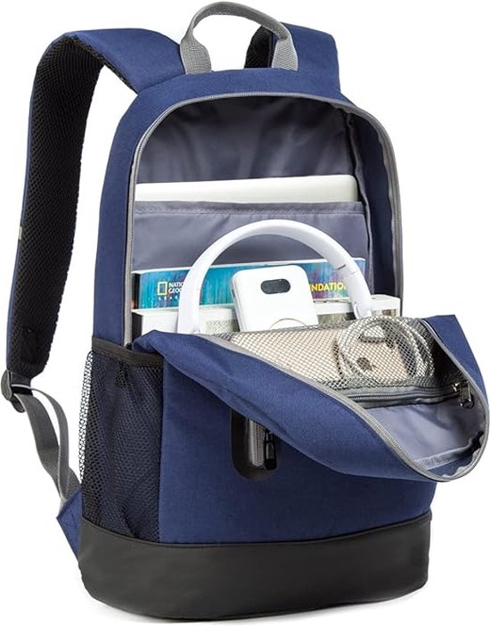 Vaschy Rugzak Voor Heren, 15,6-Inch Draagbare Waterbestendige