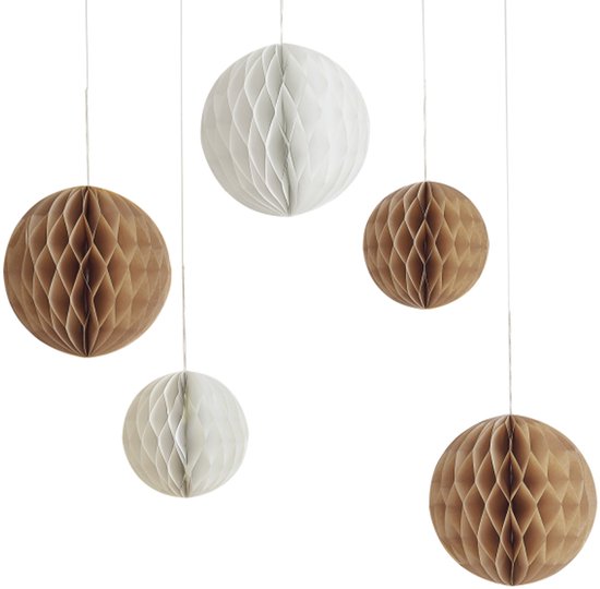 Marron & Crème - 5 pièces