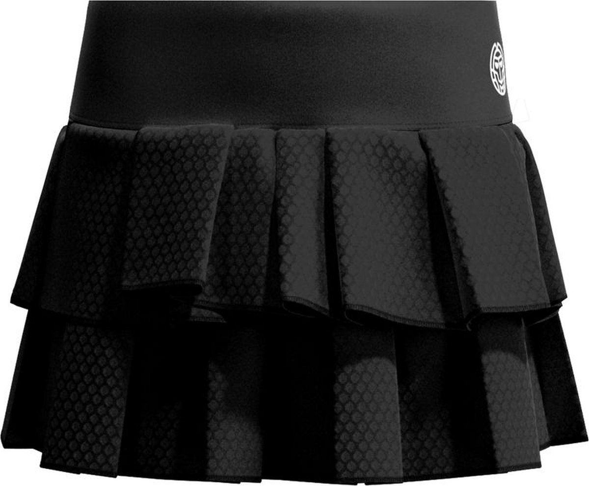 Jupe-short (skort) Plissé Femme Pour Tennis - Tissu Stretch, Taille Haute, Avec Short Intégré - 88% Polyester, 12% élasthanne - 12