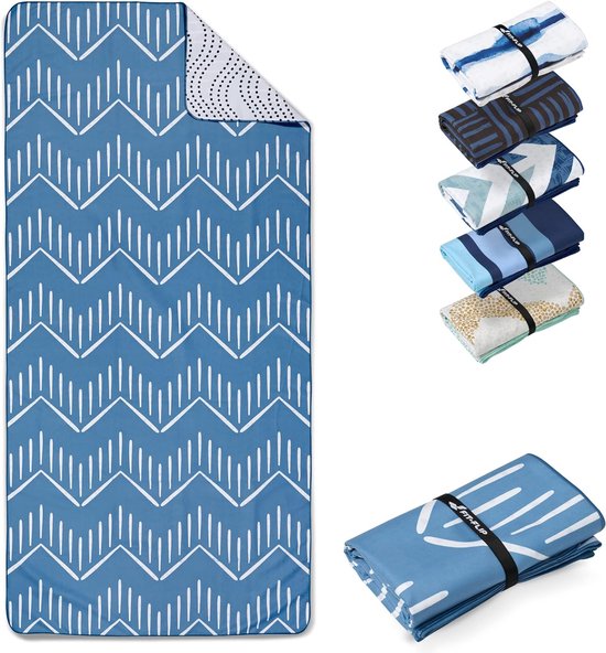 Strandhanddoek, microvezelbadhanddoek, strandhanddoeken, lichtgewicht en sneldrogend, 100% gerecyclede microvezelhanddoek, strandhanddoek voor baden (borstels 160 x 90 cm)