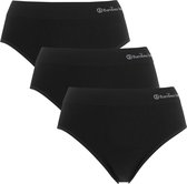 Comfortabel & Zijdezacht Bamboo Basics Belle - Bamboe Briefs (Multipack 3 stuks) Dames - Naadloos - Onderbroek - Ondergoed - Zwart - S