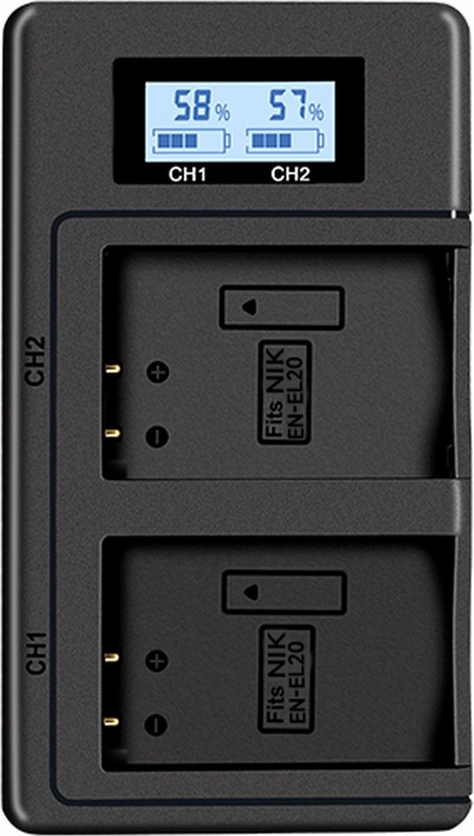 McoPlus Duocharger USB Fuji NP-W235