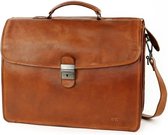 Bear Design Clifton Porte-documents / Sac d'affaires en cuir - Cognac