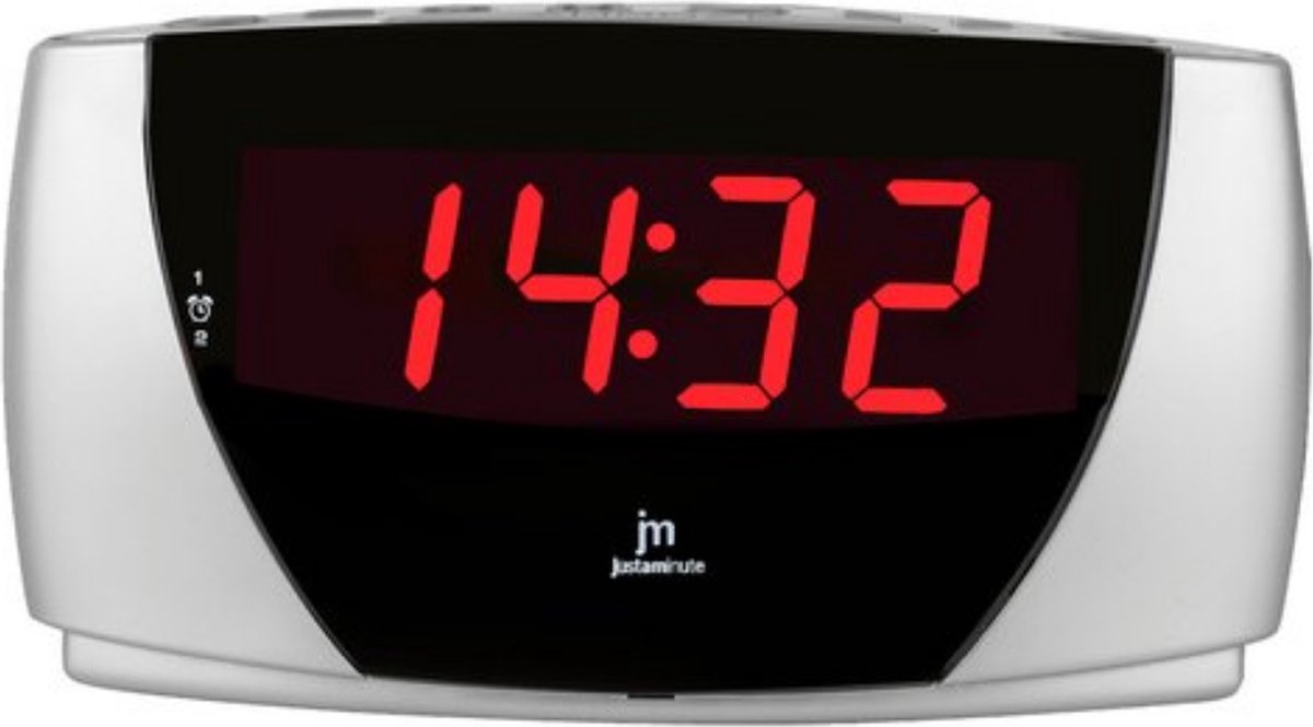 Just a Minute | Wekker | Elektra | Zilver / Digitaal