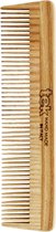 Handgemaakt en bois de frêne avec des dents fines pour cheveux courts et fins - 14 x 3,6 cm