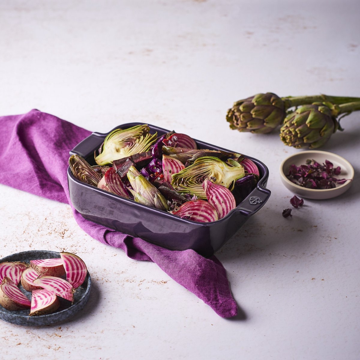 Peugeot Appolia Ovenschaal 32 cm Aubergine Rechthoek