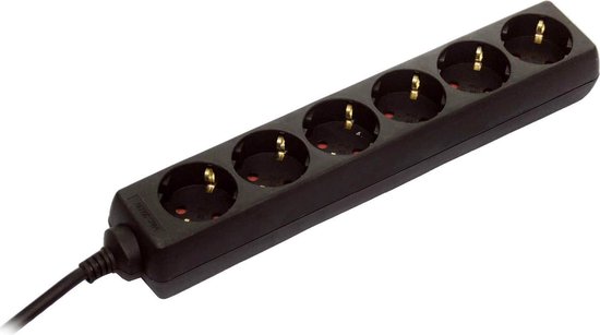 Stekkerdoos bescherming 5 stuks wit