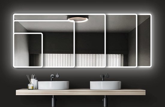 LED lichtspiegel dimbaar Amber 100x60 cm anti-condens kopen