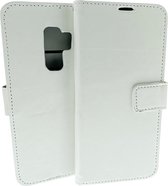 Bookcase Geschikt voor: Samsung Galaxy S9 Plus - Wit - portemonnee hoesje