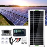 Ensemble complet de Panneaux solaires - Panneaux solaires avec prise - Panneaux solaires Camper - Panneaux solaires pour toit plat