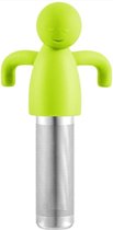 Ecorare - Theezeef voor losse thee - Groen - Vaatwasmachinebestendig - RVS Theefilter