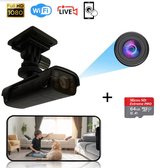 SuperCam® 64GB SD - Wifi - Verborgen camera A5 - Beveiligingscamera - Draadloze camera - Mini camera - Beveiliging - Sd kaart - Smart - Spy camera