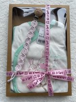 Dreaming you 5-delige baby newborn kleding set meisjes - Fopspeenkoord cadeau -Newborn set - Babykleding