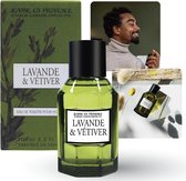 Jeanne en Provence - Lavendel & Vetiver Verfrissende en aromatische eau de toilette voor mannen 100ml