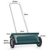Strooiwagen 12 ltr - voor het strooien van tuinmeststoffen en wintergrit - met strooihoeveelheidsregeling - eenvoudige bediening - inhoud 12 liter