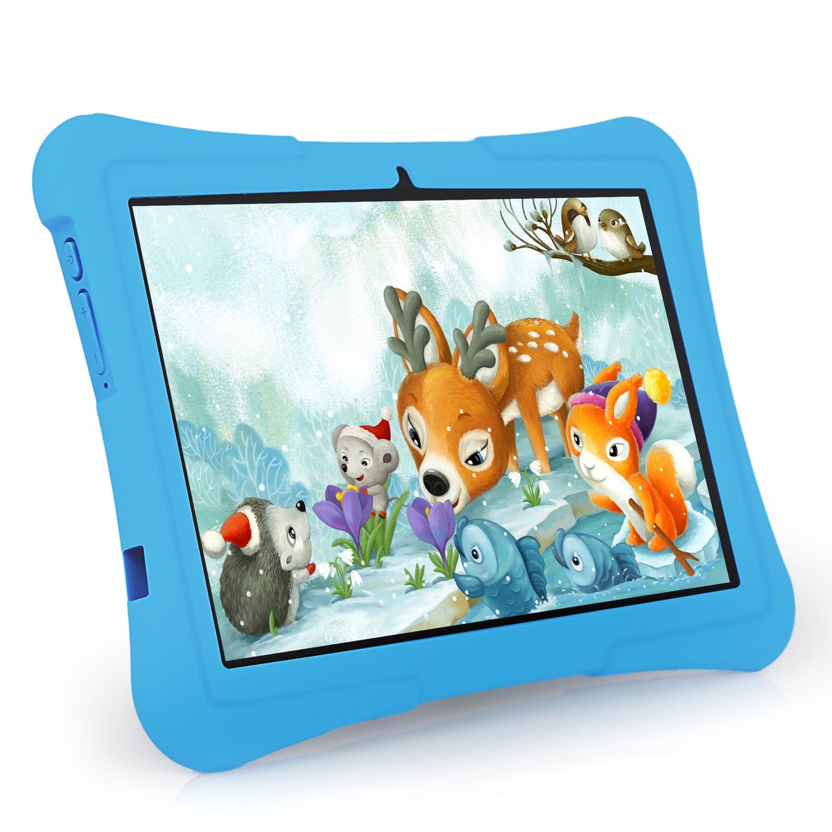 Bon Bon Electronics® 10.1 Inch Kindertablet Pro - Vanaf 3 Jaar – Tablet – Android 13 – 8-Core Processor – 128GB – 4GB RAM - 5000 mAh – Ouderlijk Toezicht – Compleet Pakket – Blauw