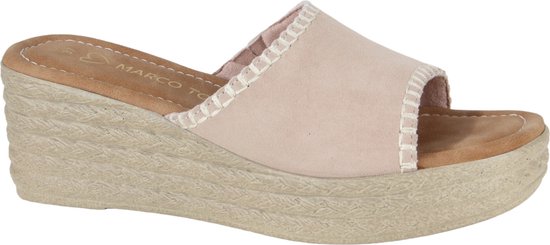 Foto: Marco tozzi premio soft lining leather feel me insole dames muiltjes nude maat 39