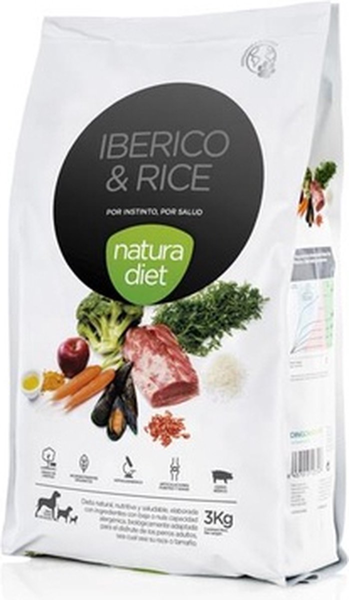 Natura Diet Natura Diet Nd Iberico Pork & Rice 3 kg