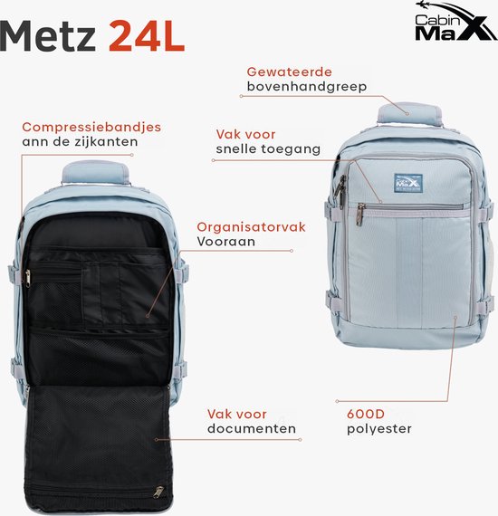 Cabin Max Anode Valise Trolley Sous Siège 24L Wizz Air 40X30X20Cm Cabin Max Anode Valise Trolley Sous Siège 24L Wizz Air 40X30X20Cm