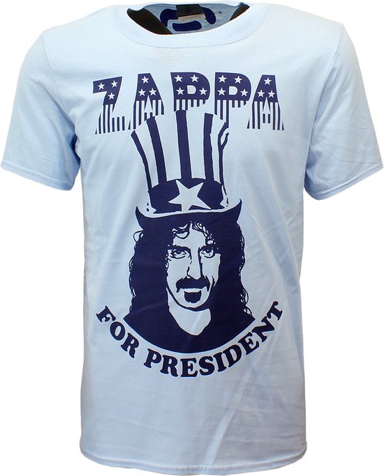 Frank Zappa For President T-Shirt - Officiële Merchandise