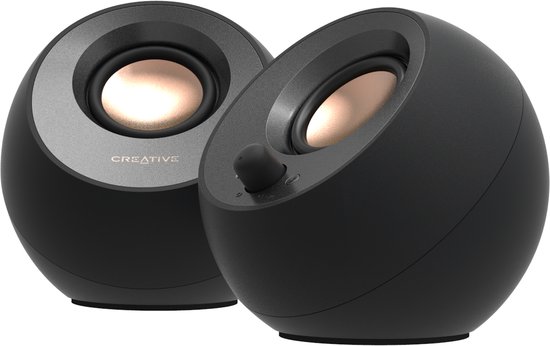Creative Pebble V3 Luidspreker voor PC en laptops (Zwart) - Bol