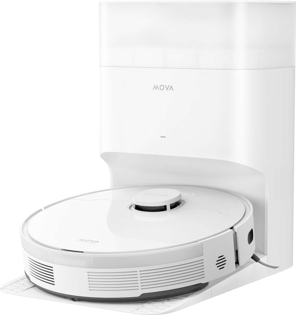 Dreame Mova S10 Plus - Robotstofzuiger met Dweilfunctie - Leegt Automatisch - Geoptimaliseerde Tapijtreiniging