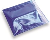 Folie Enveloppen - 160x160 mm - Blauw transparant - 100 stuks
