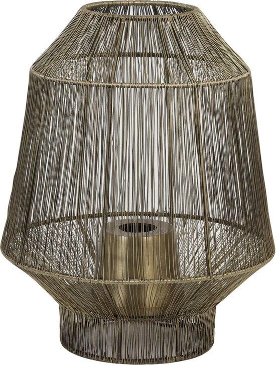 Light & Living Tafellamp Vitora - Antiek Brons - Ø37cm - Modern