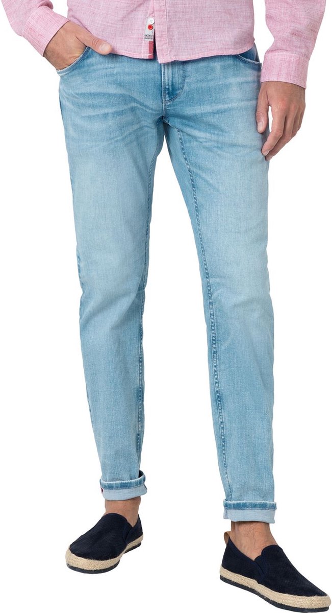 TIMEZONE Heren Jeans Broeken SLIM SCOTTTZ slim Fit Blauw 30W / 34L Volwassenen