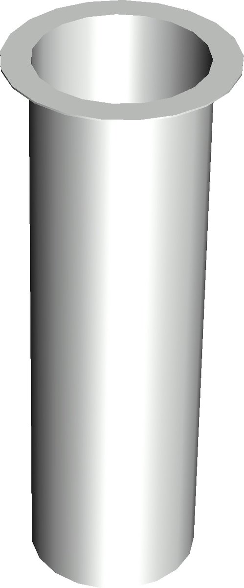 Tapeind Bakgoot | Ø60 mm | 20 Cm