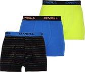 O'Neill - Heren Boxershorts 3-pack - filo & plain - maat l