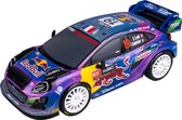 Nikko RC Rally 1:18 - Night Mode: Red Bull M-Sport Ford Puma #19 – RC Auto – Redbull – Led Verlichting – Vanaf 6 jaar – Blauw/Paars