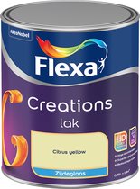Flexa | Creations Lak Zijdeglans | Citrus yellow - Kleur van het jaar 2011 | 750ML