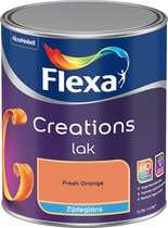 Flexa | Creations Lak Zijdeglans | Fresh Orange - Kleur van het jaar 2005 | 750ML