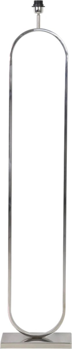 LM-Collection Oriah Vloerlamp - 30x12x142cm - E27 - Nikkel - Metaal - vloerlampen woonkamer, vloerlamp zwart, vloerlamp industrieel, vloer lamp, vloerlampen landelijk, staande lampen woonkamer, staande lampen, staande lamp industrieel
