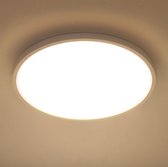 Goeco plafondlamp - 30cm - Medium - LED - 24W - IP44 - 2700LM - 4500K - wit licht - IP54 - ultradunne - rond - voor badkamer slaapkamer keuken woonkamer balkon