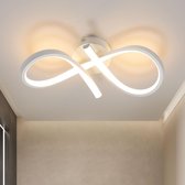 Goeco plafondlamp - 35cm - Medium - LED - 20W - 2250LM - 3000K - Warm Licht - voor slaapkamer, keuken, hal, badkamer