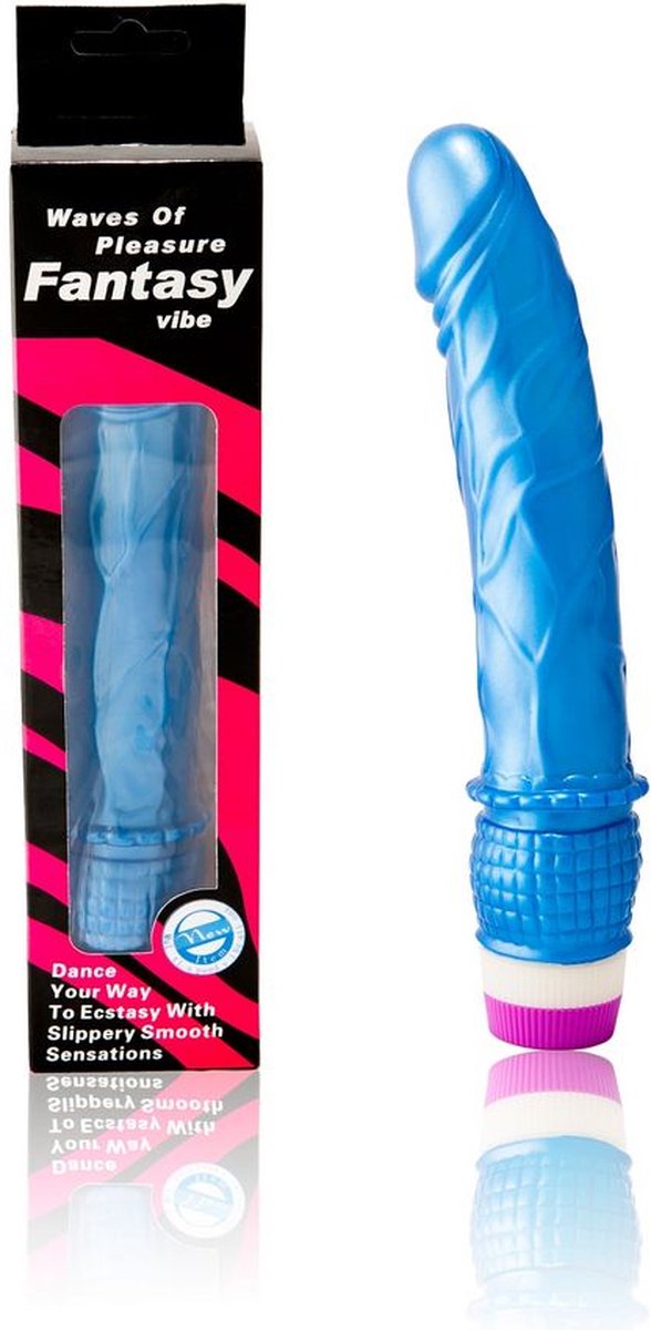 Goedkoopste BAILE - WAVES OF PLEASURE VIBRATOR 23 CM BLUE