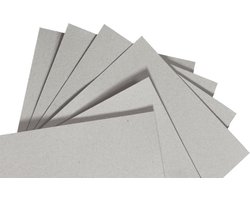 GRIJSKARTON - 945 GM - A5 - 50 STUKS - DIKTE 1,5 MM