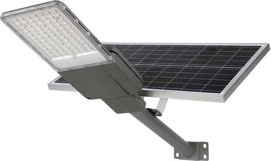 V-TAC VT-15111ST Solarlampen - Straatlantaarns op zonne-energie - IP65 - 2500 Lumen - 4000K