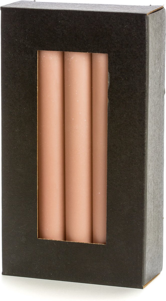 Rustik Lys ‎‎ - Dinerkaarsen - 10 stuks - Pink Terra - Roze/Rood - 2,2 x 19 cm