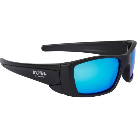 Cool Eyewear Zonnebril Impact Heren Rechthoekig Cat. 3 - Zwart - Gepolariseerde Glazen - Drijvend Montuur - UV400
