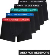 Jack & Jones Boxershorts Heren JACHUEY 5-Pack Zwart - Maat L