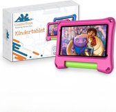 CosmoToys® Kids Tablet - Oortjes + Screenprotector - Kindertablet - Tablet Kinderen - Vanaf 3 Jaar - 7 Inch - Android 11 - Ouderlijk Toezicht - 3500 mAh - Roze