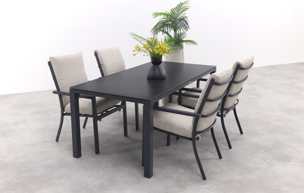 GI Sergio/Chaneo tuinset - 180x90 cm. - 5-delig GI Sergio/Chaneo tuinset - 180x90 cm. - 5-delig - Afbeelding 1