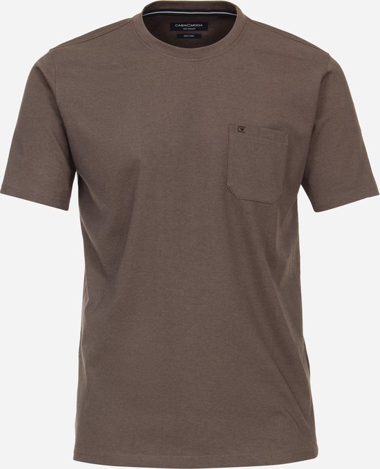 CASA MODA comfort fit heren T-shirt - beige - Maat: