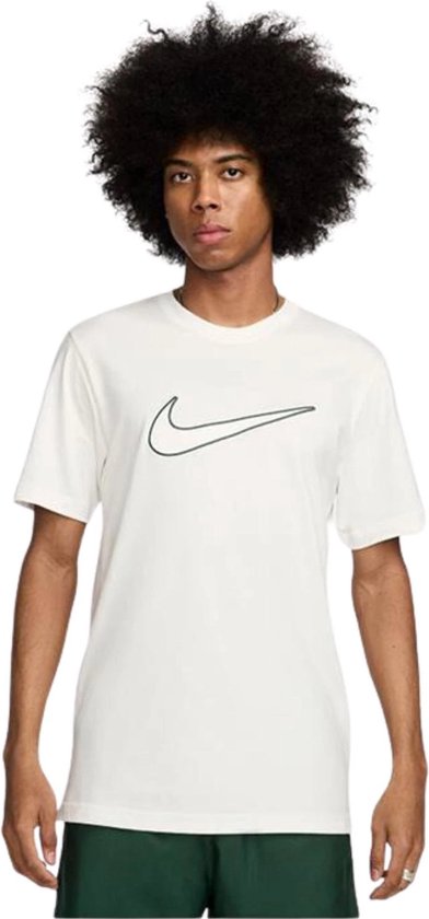 Nike Sportswear Big Logo T-Shirt Sail Maat XL