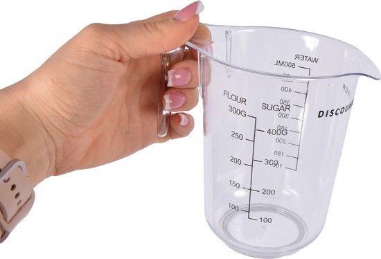 3-delige Maatbeker Set | 1L | 500 ml | 250 ml | Diverse Maateenheden